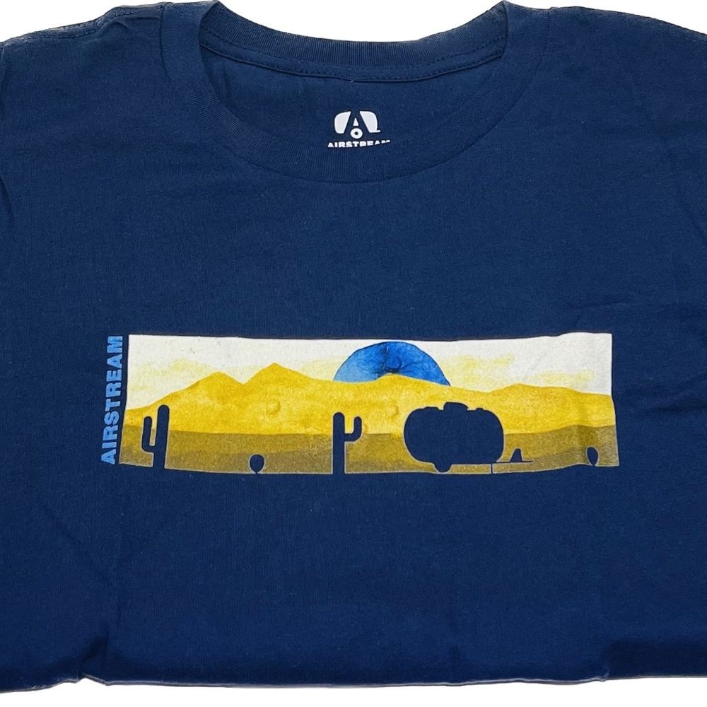 Airstream Youth Tshirt Kid Child Size XL Official Apparel Navy Blue T-shirt